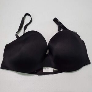 Warners Women Bra 36C Black Simply Perfect Smooth Adjustable Straps